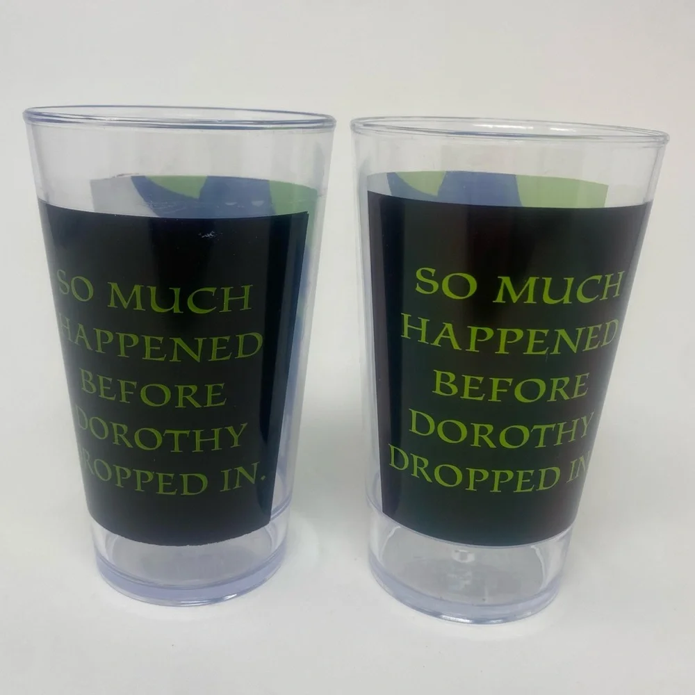 Wicked Broadway Musical Set of 2 Cups from New York City Musical
